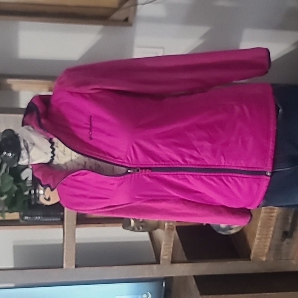 Columbia Kids Magenta Hooded Jacket - Picture 2 of 7